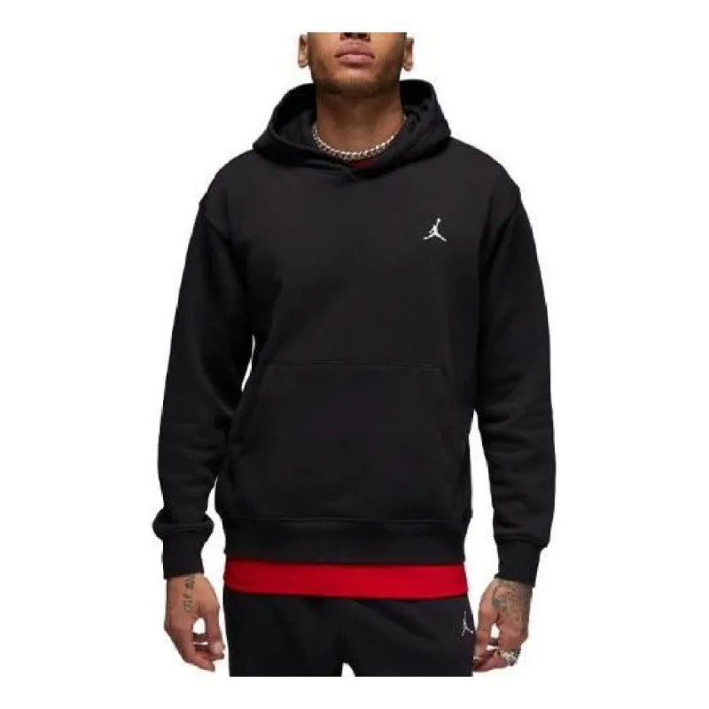 Air Jordan Essentials Fleece Pullover Hoodie 'Black' FJ7774-010 sold by KicksCrew