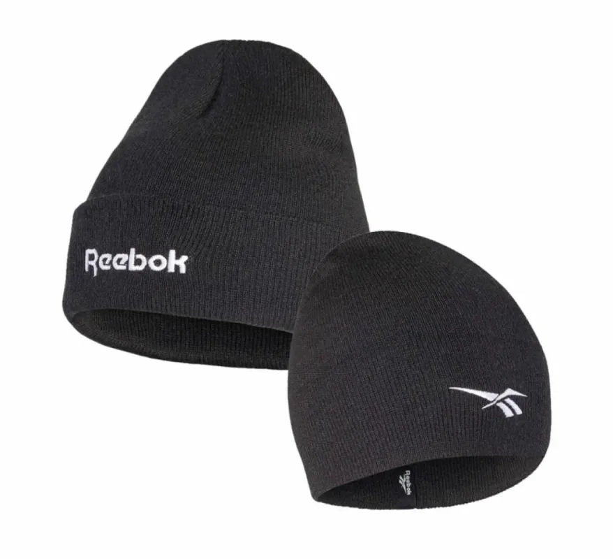Reebok Apparel Men Reversible Knit Beanie BLACK sold by Reebok