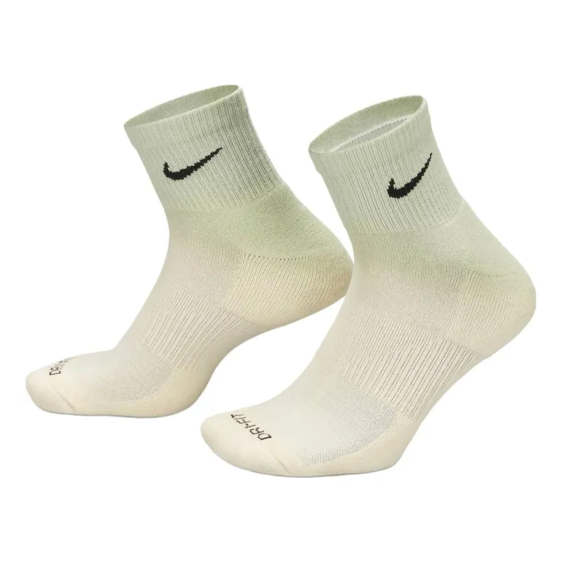 Nike Everyday Plus Cushioned Ankle Socks 'Green White' DH6304-913 sold by KicksCrew