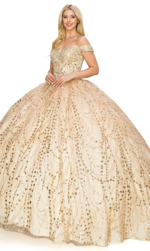Quinceanera Ball Gown 8033J sold by PromGirl