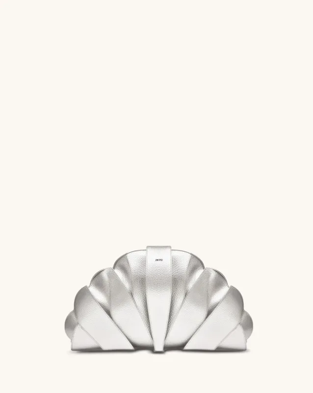 Cassidy Clutch Bag - Silver sold by JW PEI