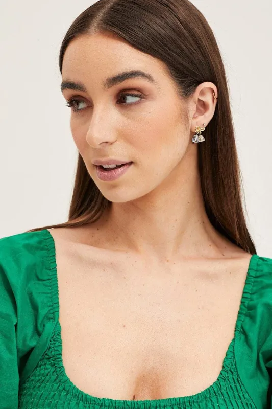 Multi Bell Stud Earrings sold by Ally Fashion