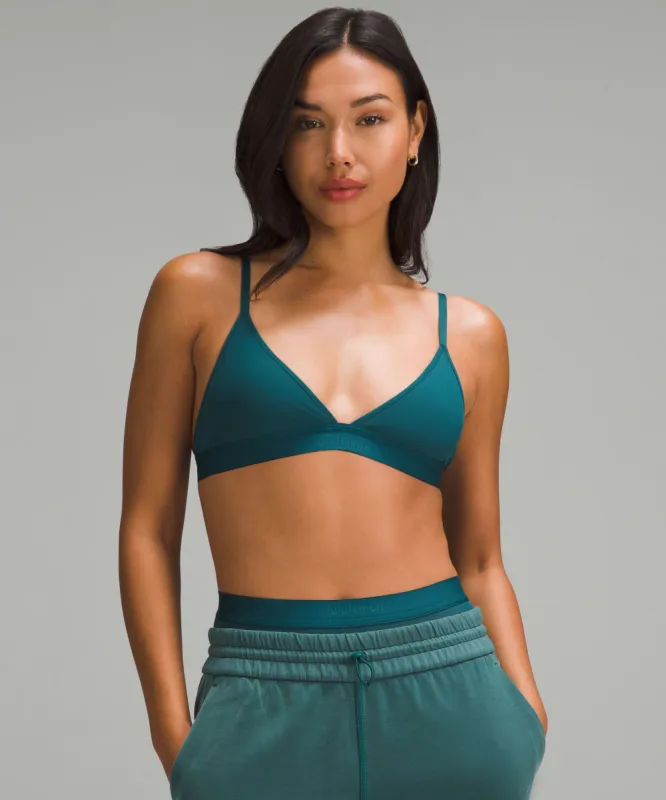 Nulu Mesh Logo Triangle Bralette *A/B Cup sold by Lululemon