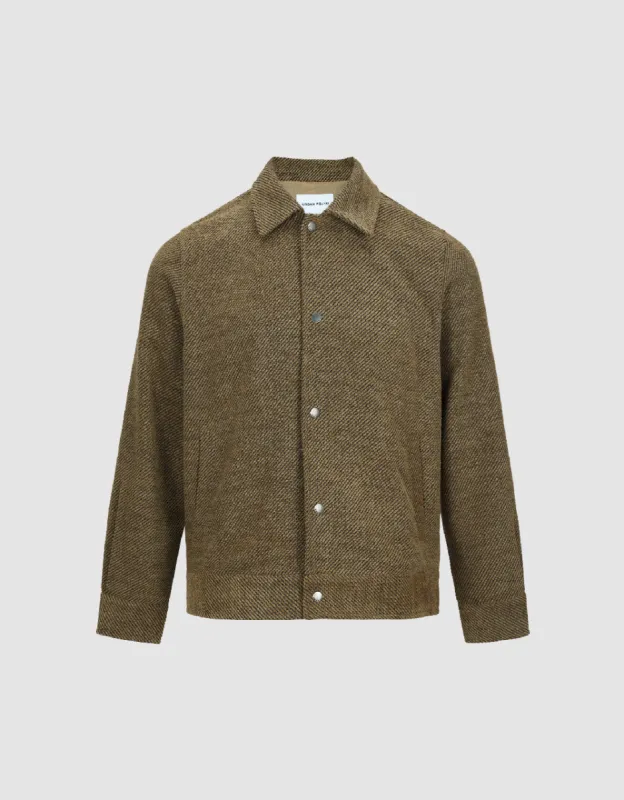 Drop Shoulder Sleeve Straight Jacket sold by Urban Revivo