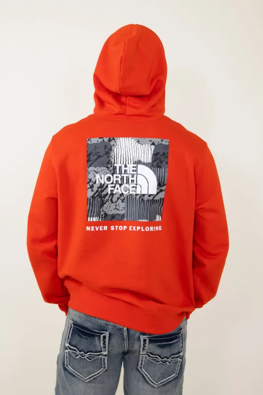 The North Face Box NSE Hoodie for Men in Red | NF0A7UNS-LWO