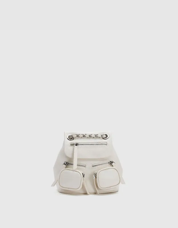 Vegan Leather Backpack sold by Urban Revivo