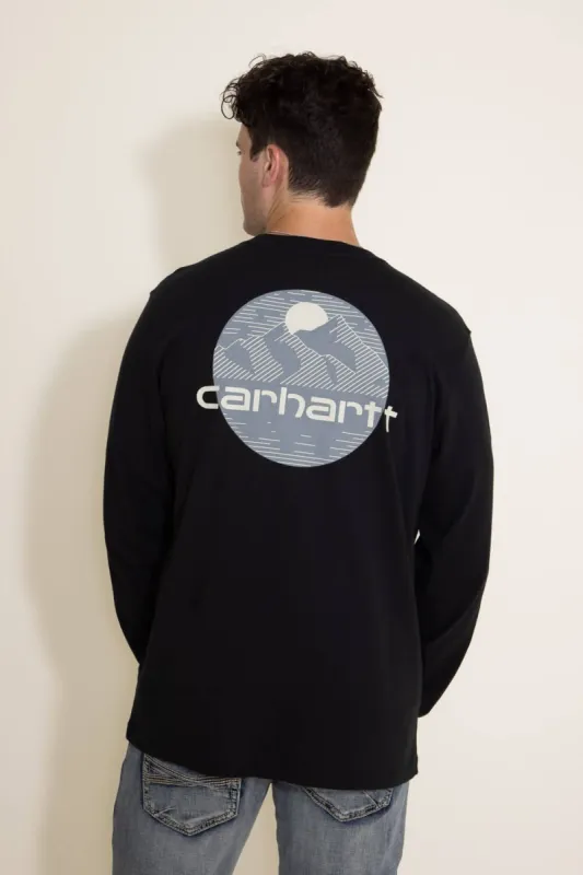 【Carhartt】HEAVYWEIGHT LONG-SLEEVE POCKET C GRAPHIC T-SHIRT CARHARTT LOOSE FIT HEAVYWEIGHT LONG-SLEEVE POCKET C GRAPHIC