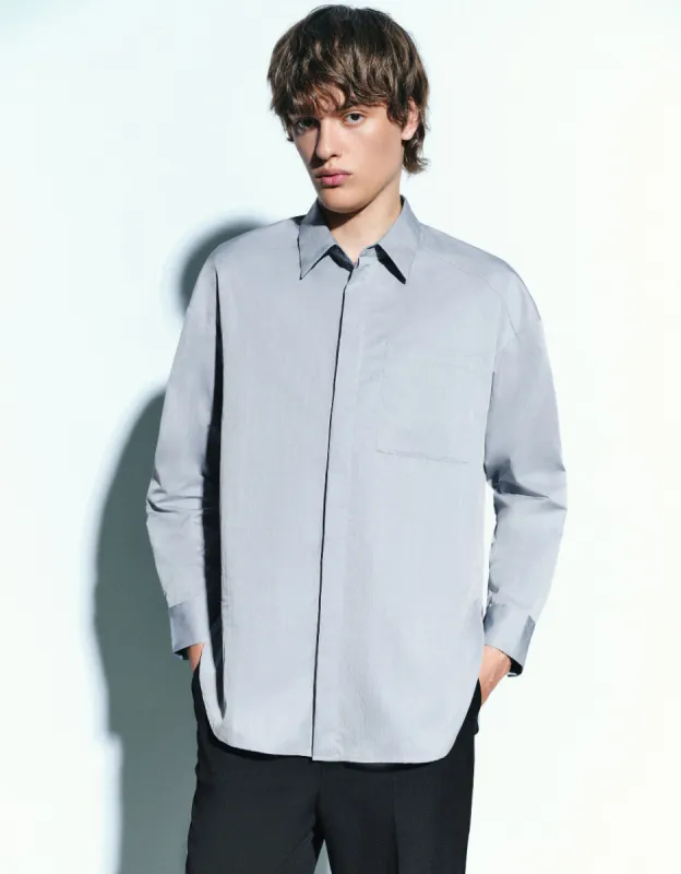 Button Up Loose Shirt sold by Urban Revivo