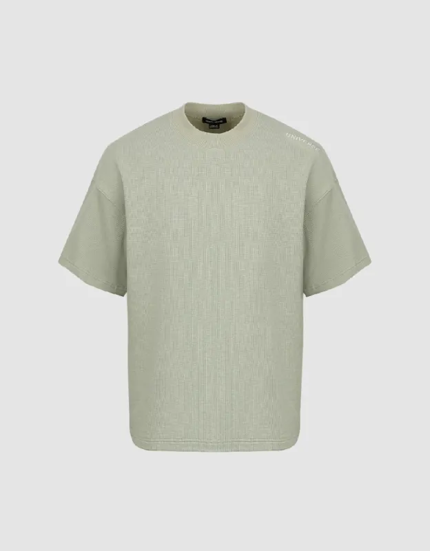 Loose Knitted T-Shirt sold by Urban Revivo