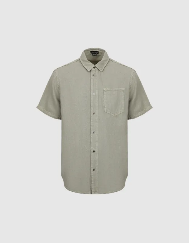 Button Up Loose Denim Shirt sold by Urban Revivo