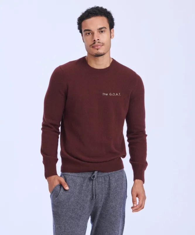 "The G.O.A.T."- The Original Cashmere Sweater Men's sold by Naadam