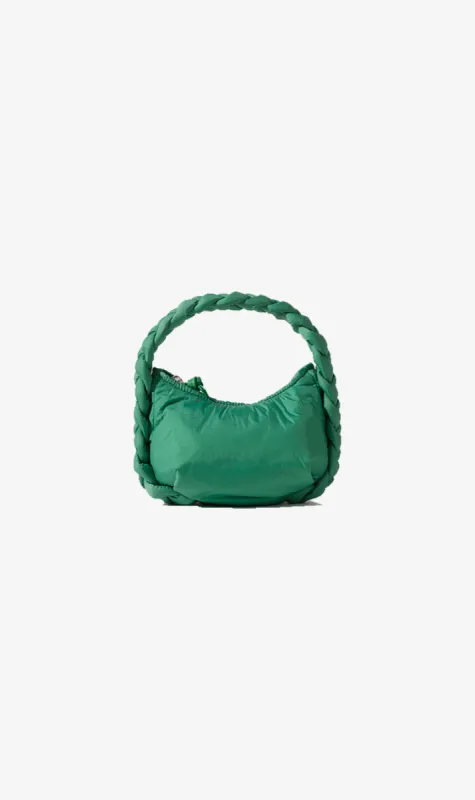 Hereu | Espiga Mini Nylon Plaited Crossbody Bag - Mint sold by Sister & Co