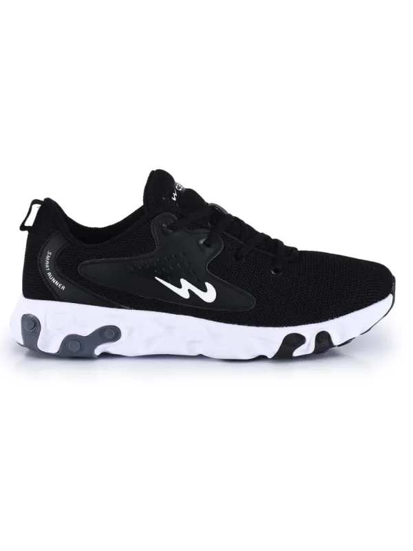 BOLD Black Men's Running Shoes sold by Campus Shoes