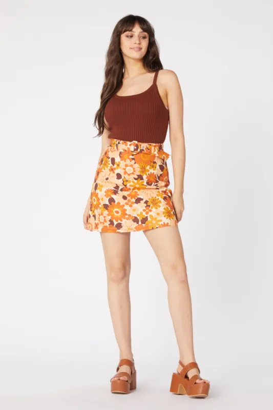 Twiggy Floral Skirt sold by Princess Highway