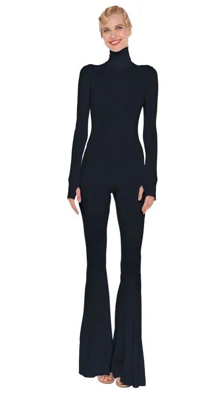 TURTLENECK FISHTAIL JUMPSUIT sold by Norma Kamali