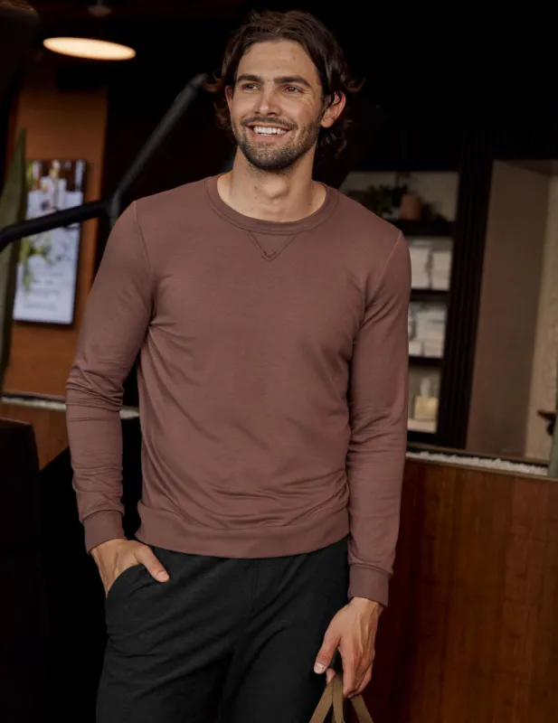 Always Beyond Men's Crew Pullover sold by Beyond Yoga