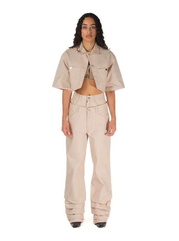 Gorilla Crop Jacket (Natural) sold by Karl Kani