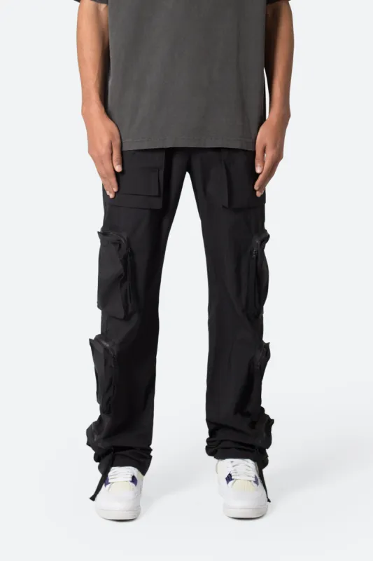 Multi Pocket Drawcord Pants - Black sold by MNML