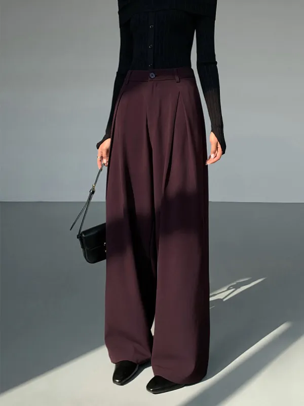 Casual Pleated Wide Leg Pants sold by COMMENSE