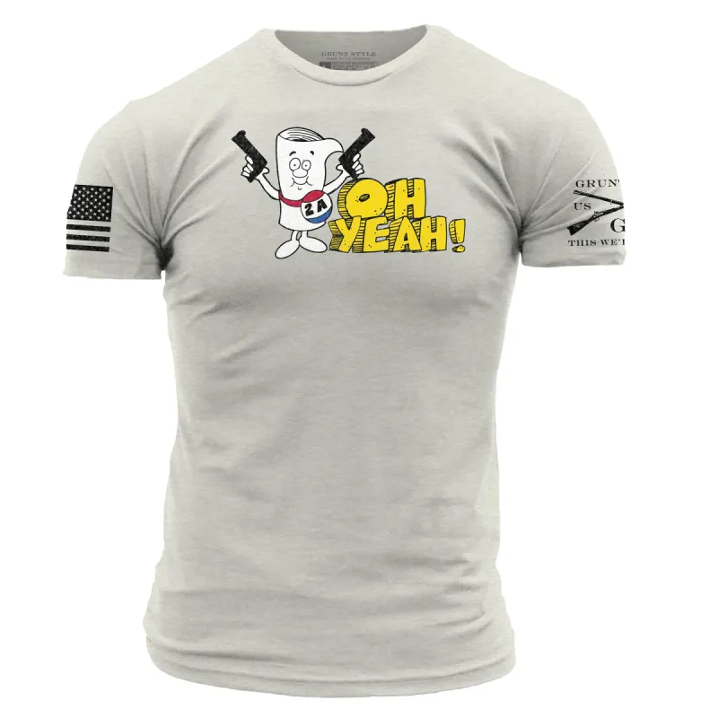 2A Bill T-Shirt - Sand sold by Grunt Style