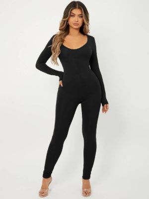 SHEIN SXY Scoop Neck Unitard Jumpsuit sold by SHEIN