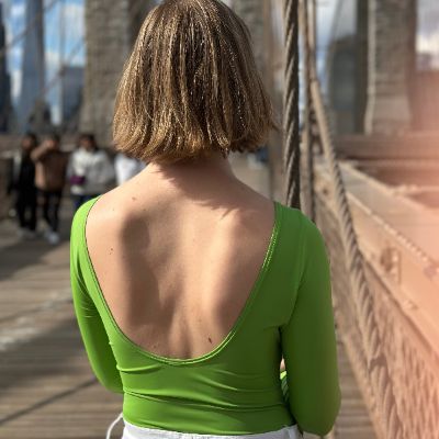 L Low Back Dream Fit Bodysuit | Ultra-Soft Re:Play (Kermit) sold by Parade