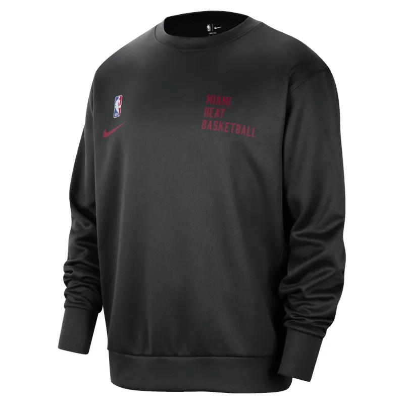 Nike Miami HEAT Spotlight Crewneck sold by Miami Heat Store