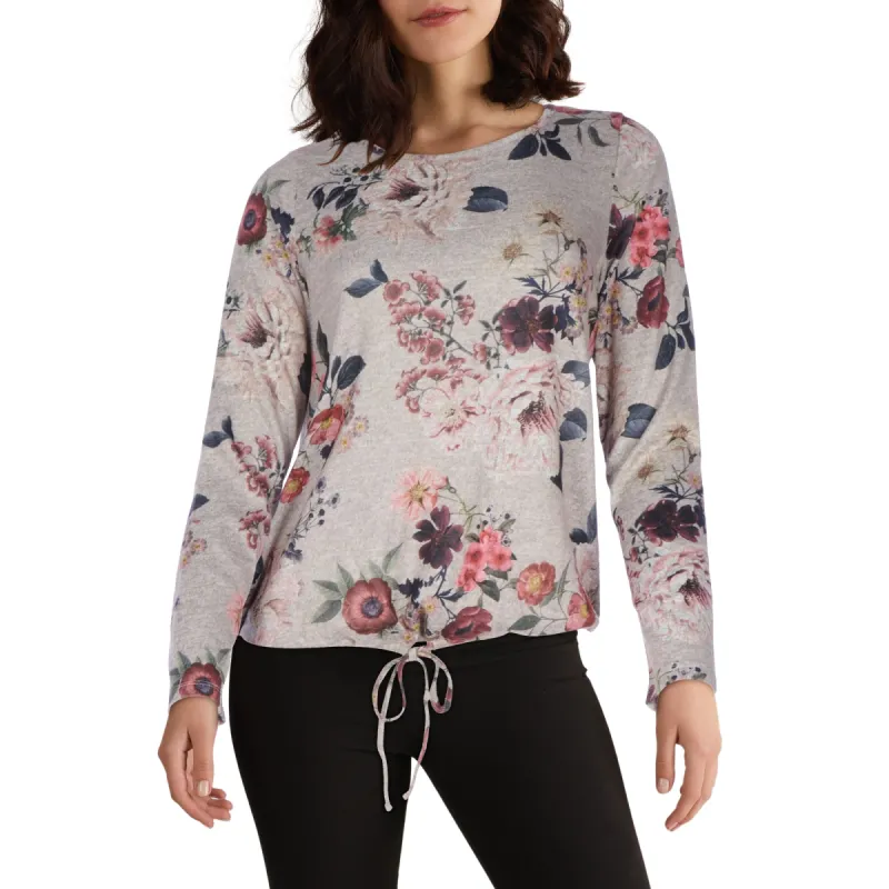lily morgan Women's Round Neck Tie-Front Blouse sold by Giant Tiger