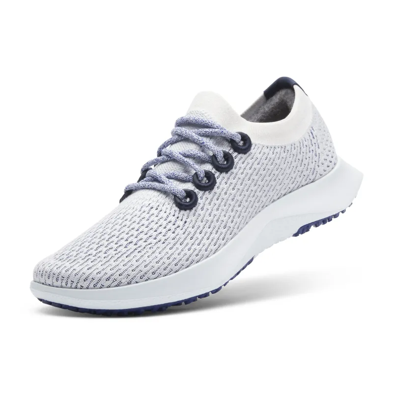 Men's Tree Dasher 2 - Blizzard/Hazy Cobalt (Clarity Blue Sole) sold by allbirds