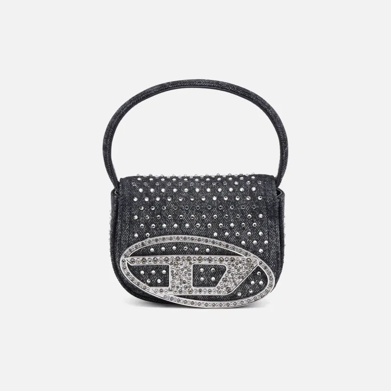 Diesel 1DR XS Denim Strass Bag - Black sold by Kith