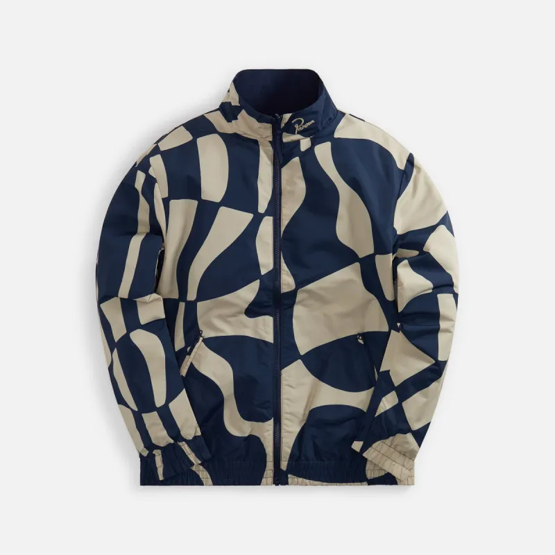【XL！美品！】Parra Reversible Track Top by Parra Zoom Winds Reversible Track Jacket - Navy Blue