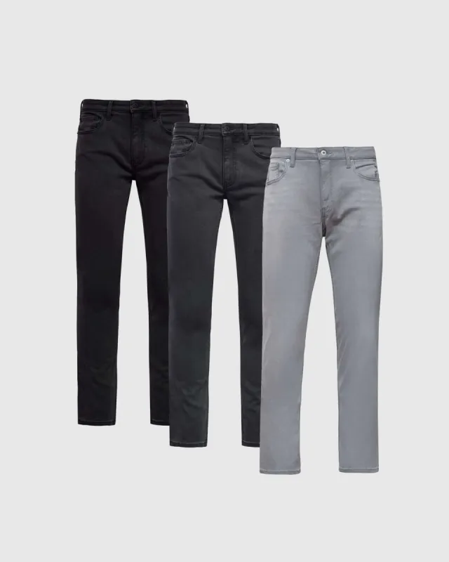 Straight Comfort Stretch Jeans 3-Pack sold by True Classic