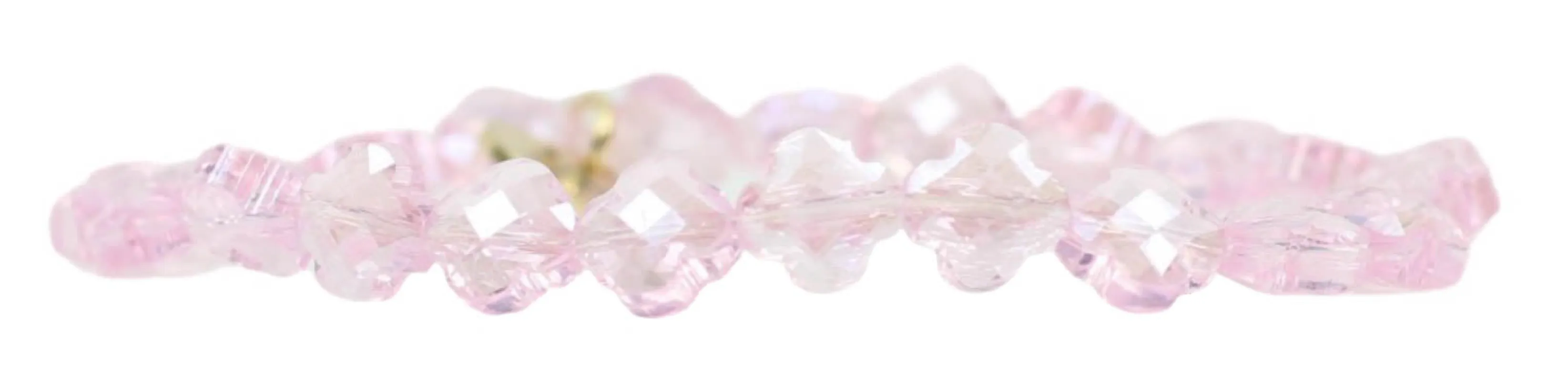 Stacker Stretch Bracelet - Pink Clover sold by Bourbon and Bowties