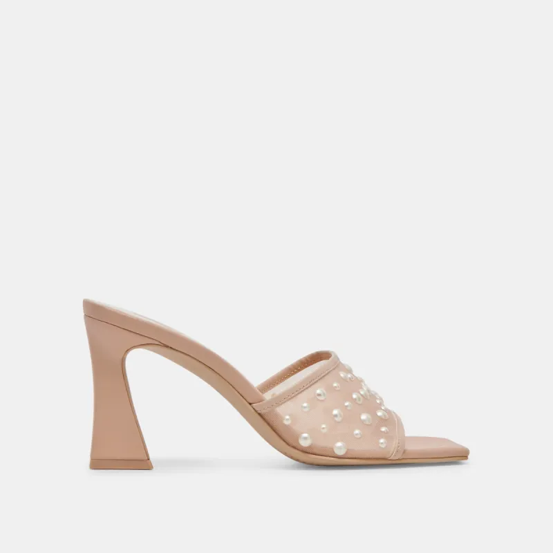 NARDA PEARL HEELS BLUSH MESH sold by Dolce Vita