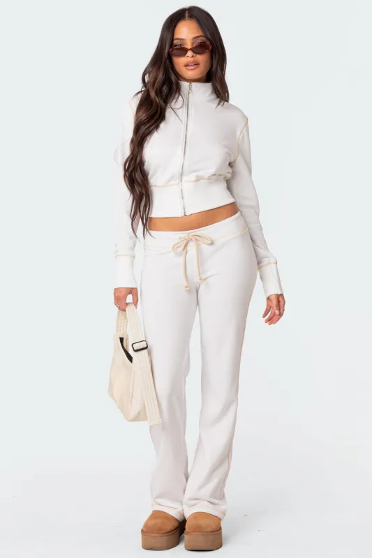 Alexia Low Rise Sweatpants sold by Edikted