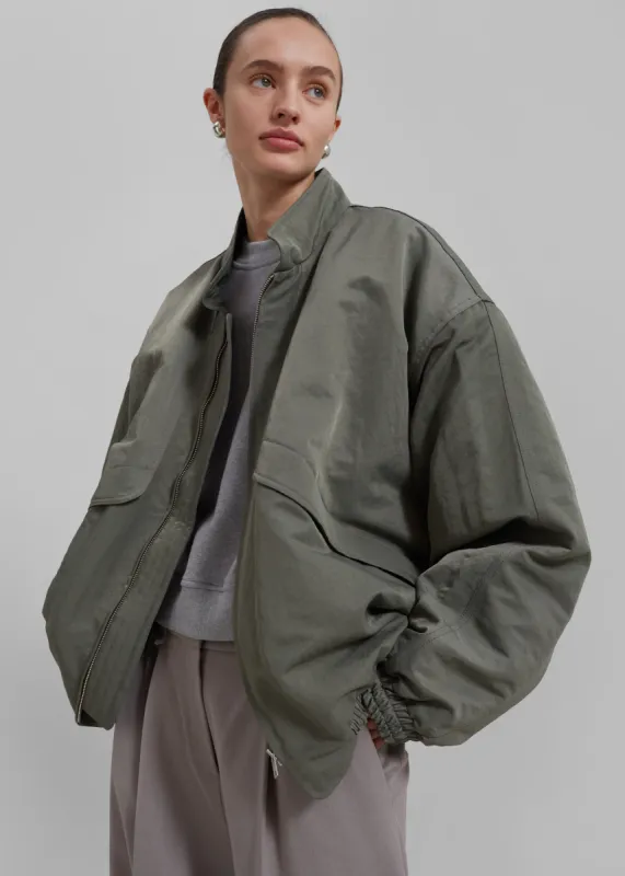 Seth Oversized Jacket - Khaki | Parallel