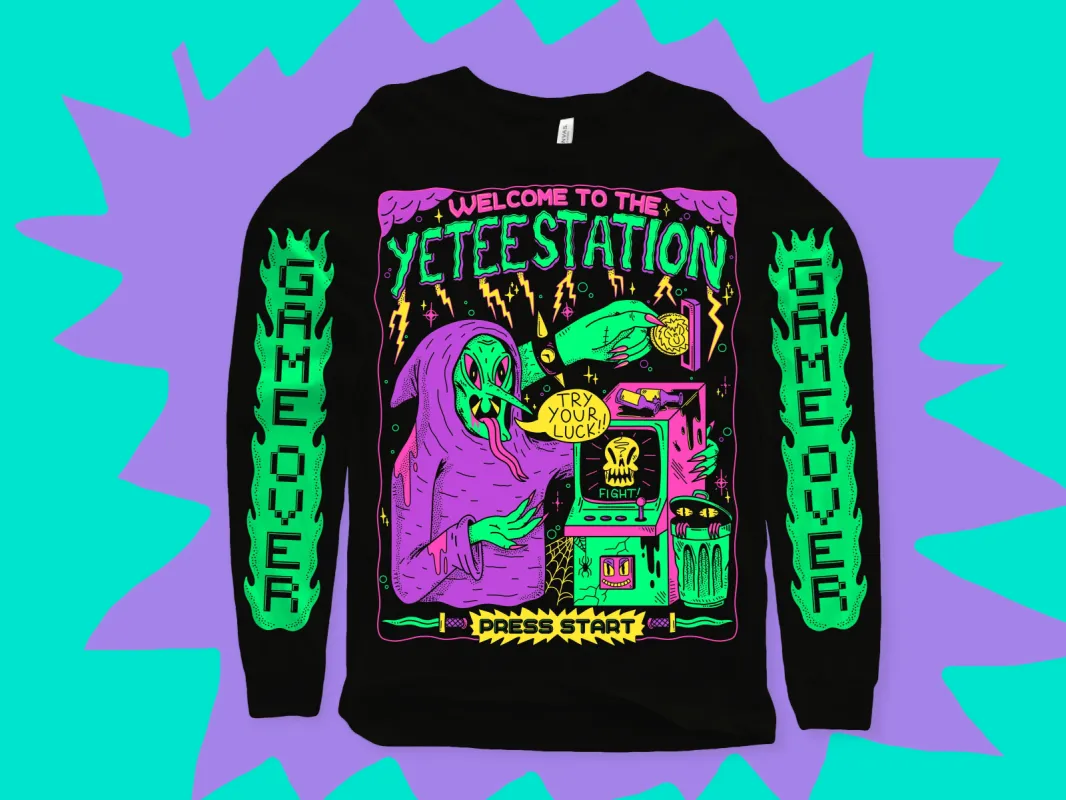 Welcome to the Yetee Station Longsleeve sold by The Yetee