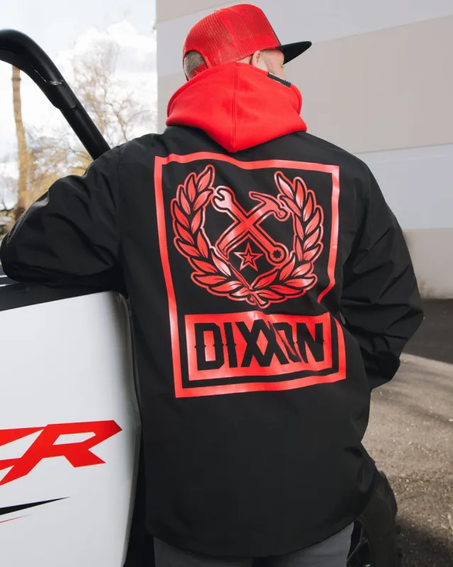 Red Box Crest Coaches Jacket - Black sold by Dixxon
