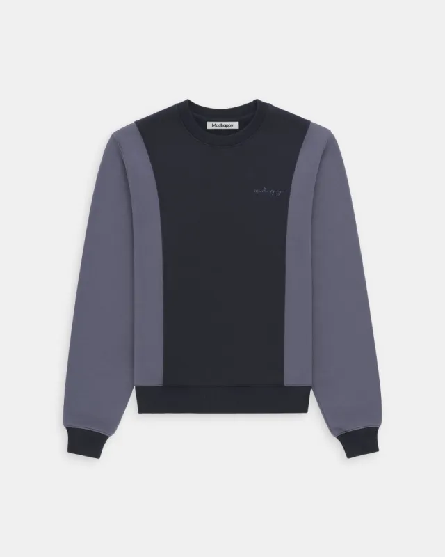 Panelled Fleece Crewneck sold by Madhappy