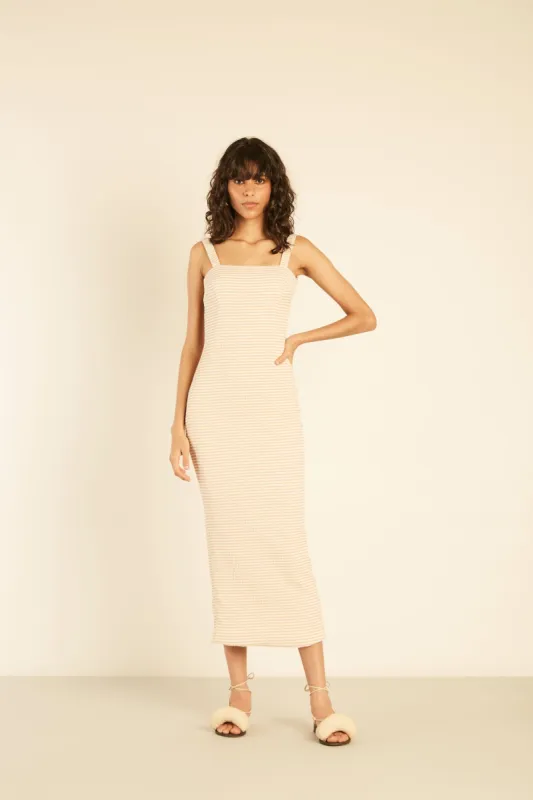 Brigitiz Dress Nude sold by Earthkind