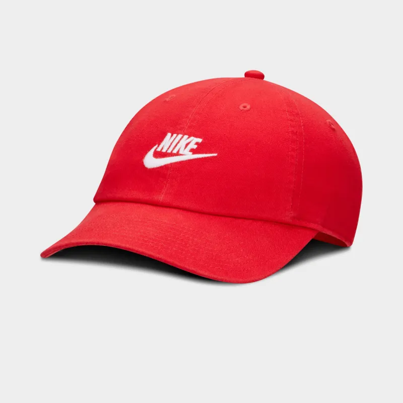 Nike Club Unstructured Futura Wash Cap / Red sold by JD Sports