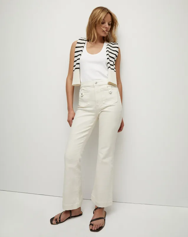 Carson Patch-Pocket Kick-Flare Jean sold by Ulla Johnson