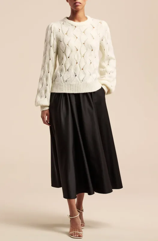 Alpaca Chainette Sweater sold by Rebecca Taylor