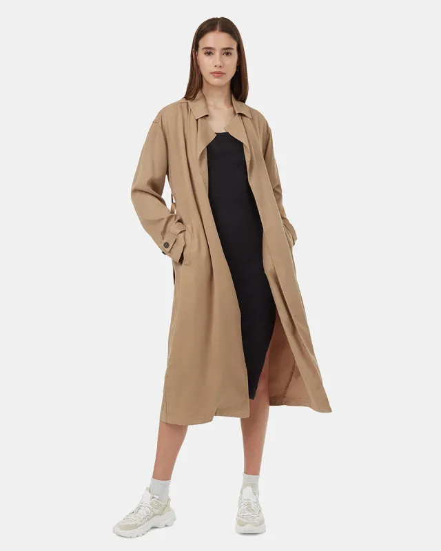 Tencel Trench sold by tentree