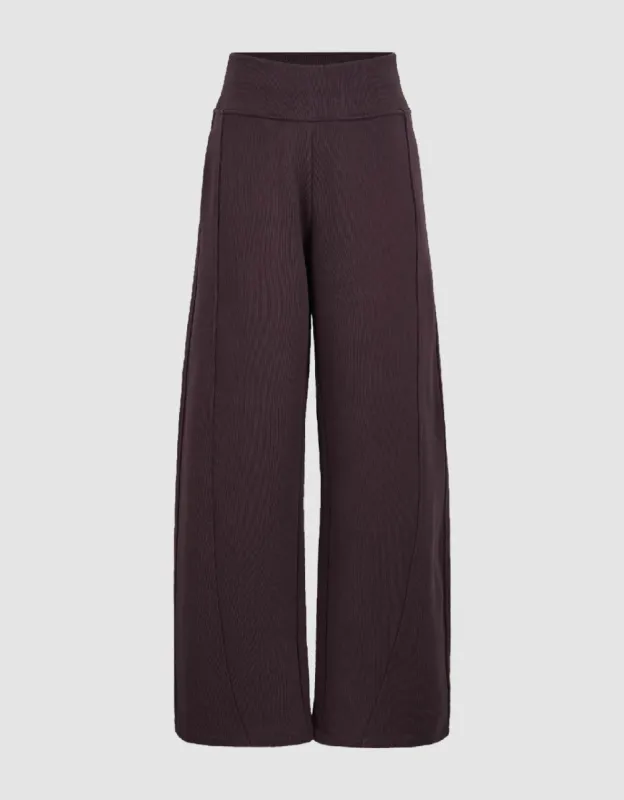 Knitted Wide-Leg Pants sold by Urban Revivo
