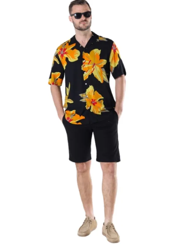 FLOWER DETAILED RELAXED FIT SHIRT sold by FBO