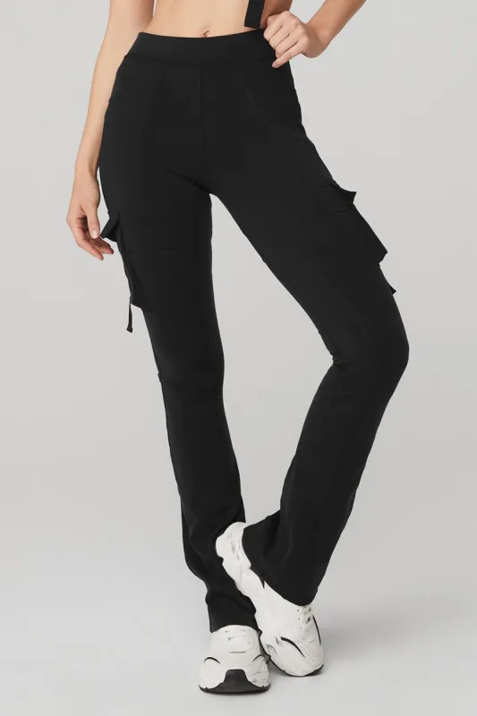Alo Yoga☆PointelleSweaterHigh-Waist Be Mine Leggingブラック Pointelle Sweater High-Waist Be Mine Legging - Black | ALO