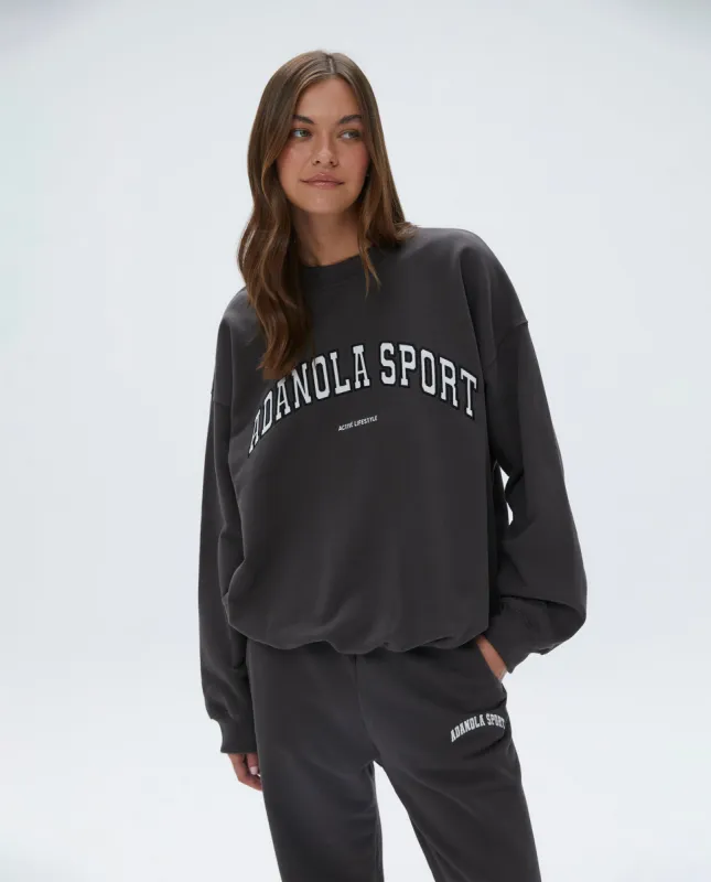 AS Oversized Sweatshirt - Coffee Bean sold by Adanola