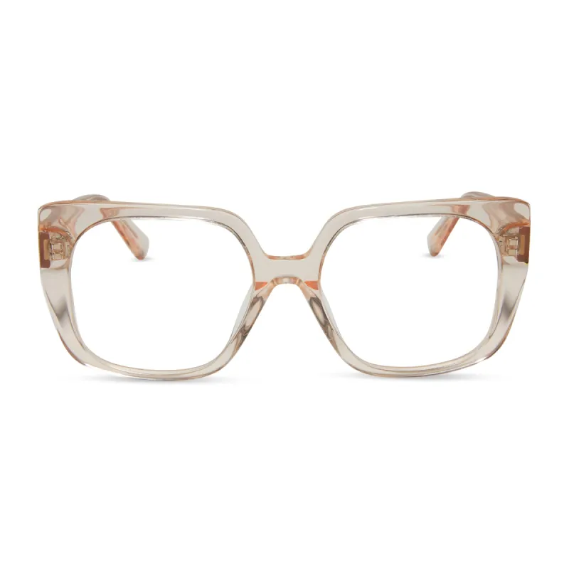 CECILIA - VINTAGE ROSE CRYSTAL + PRESCRIPTION GLASSES sold by Diff Eyewear