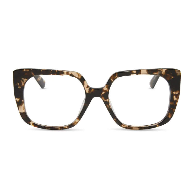 CECILIA - ESPRESSO TORTOISE + PRESCRIPTION GLASSES sold by Diff Eyewear